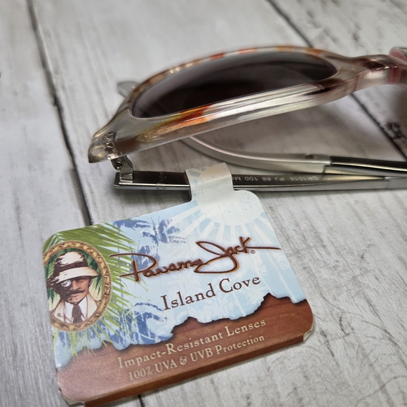 NWT Panama Jack Island Cove Sunglasses with Brown and Tan Accents - Picture 5 of 8
